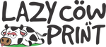 Lazy Cow Print