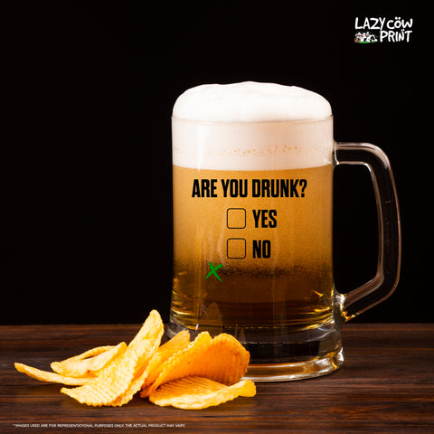 Beer Glass Stein - Drunk