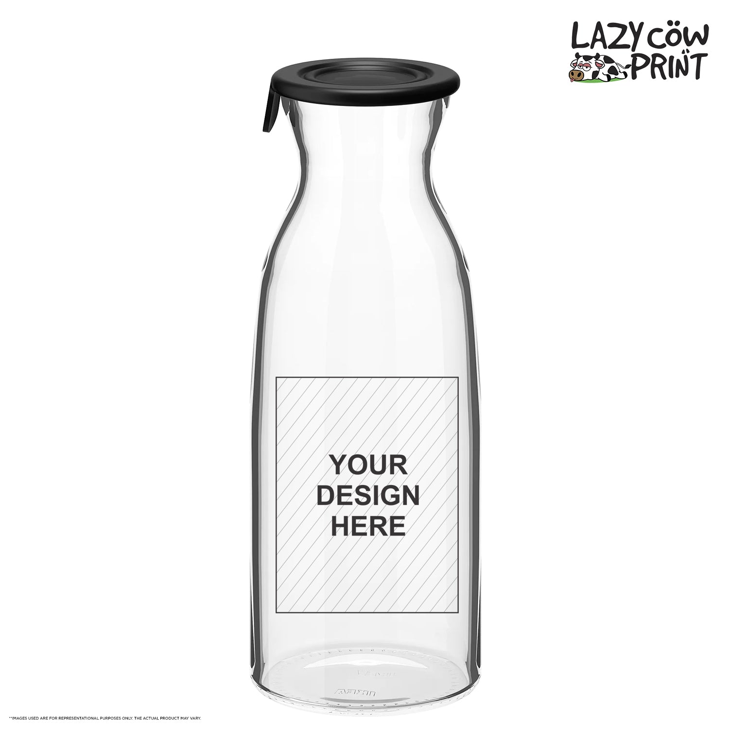 Glass Bottle with Lid