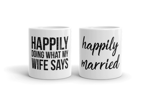 Happily Married Mug Set