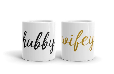 Hubby Wifey Mug Set