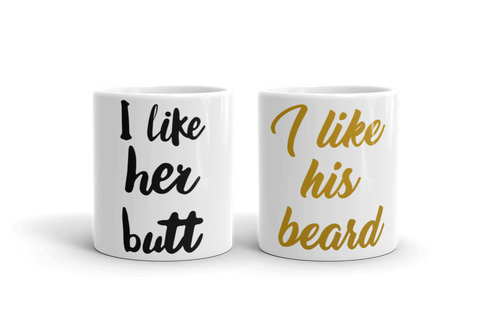Butt & Beard Mug Set