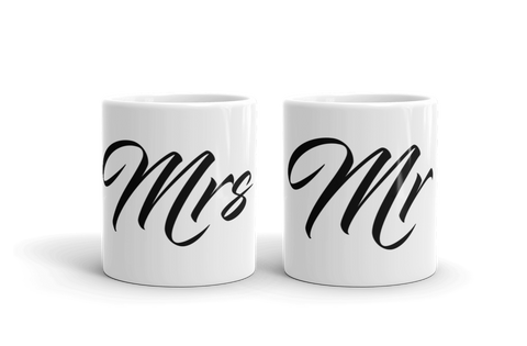 Mr Mrs Mug Set