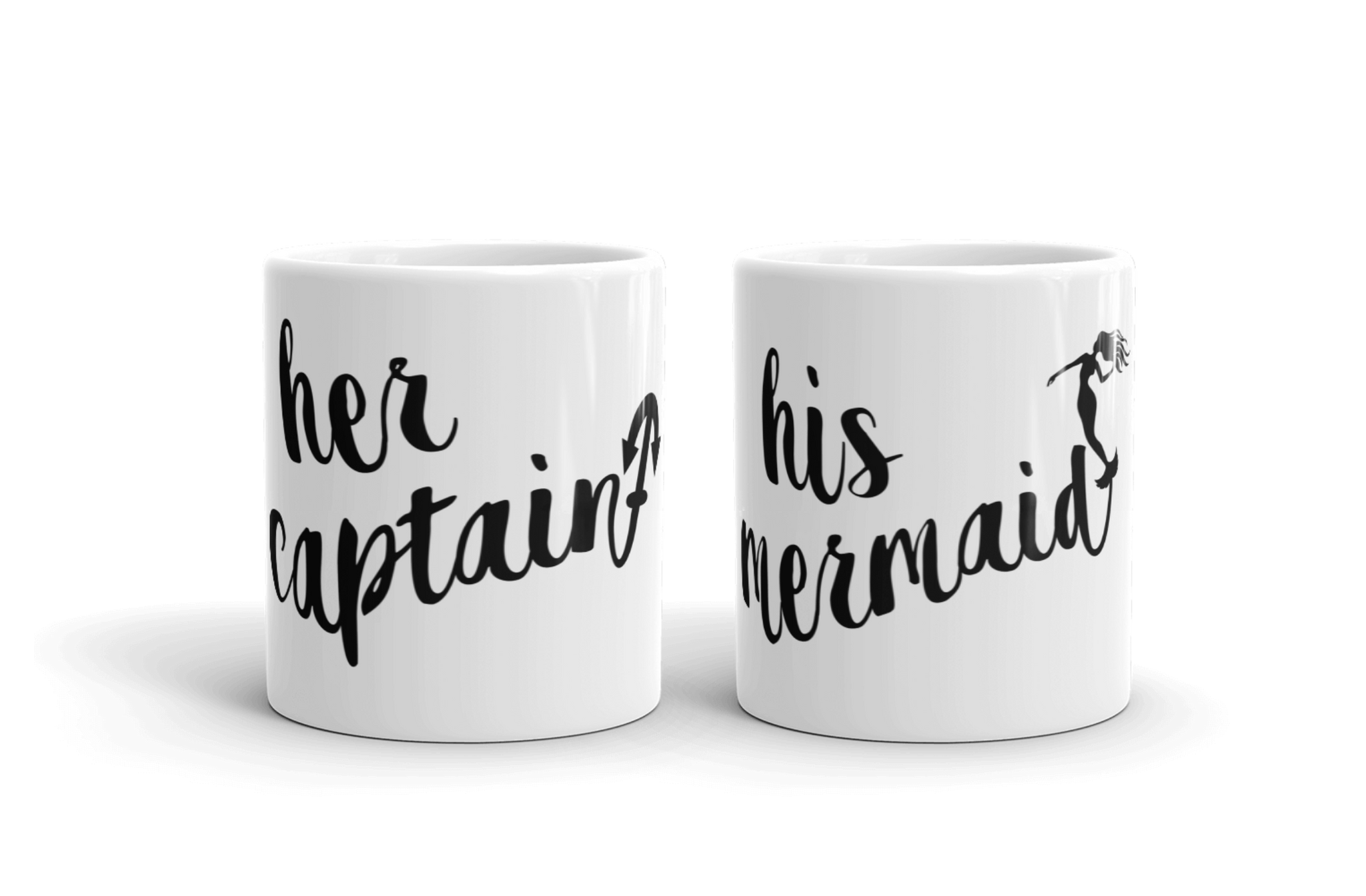 Captain Mermaid Mug Set