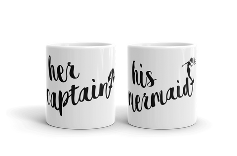 Captain Mermaid Mug Set