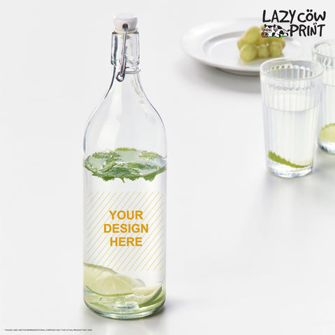 Glass Bottle with Stopper