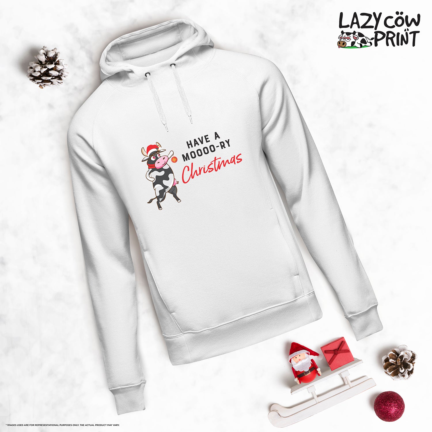 Mooo-ry Christmas Hoodie