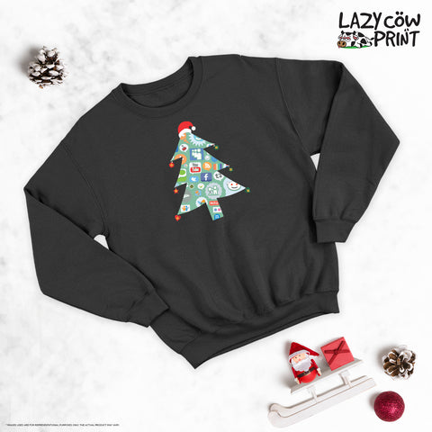 Social Christmas Tree - Sweatshirt