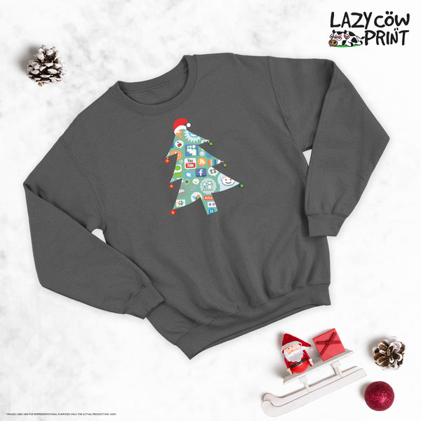 Social Christmas Tree - Sweatshirt