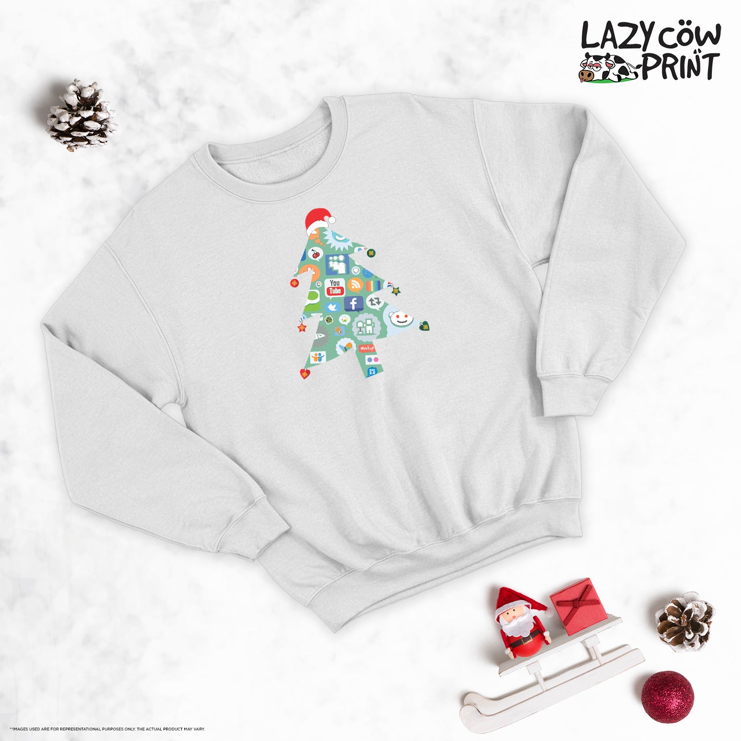 Social Christmas Tree - Sweatshirt