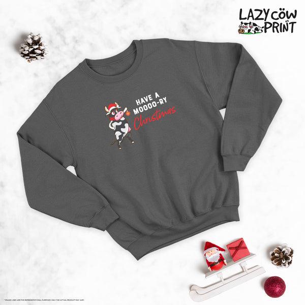 Mooo-ry Christmas - Sweatshirt