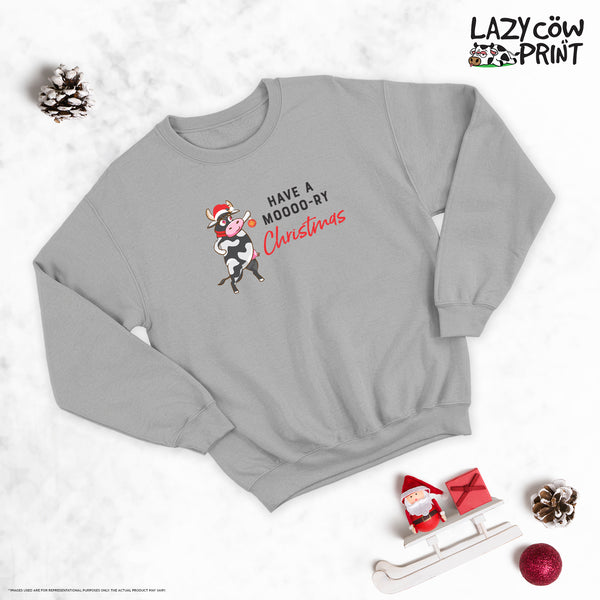 Mooo-ry Christmas - Sweatshirt