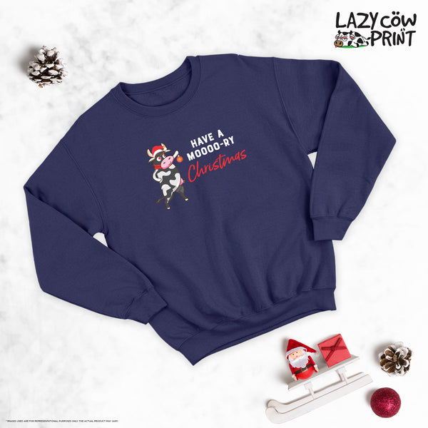 Mooo-ry Christmas - Sweatshirt