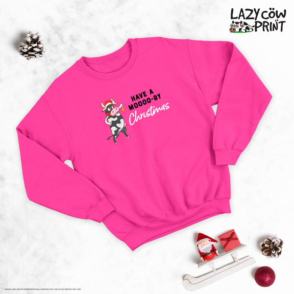 Mooo-ry Christmas - Sweatshirt