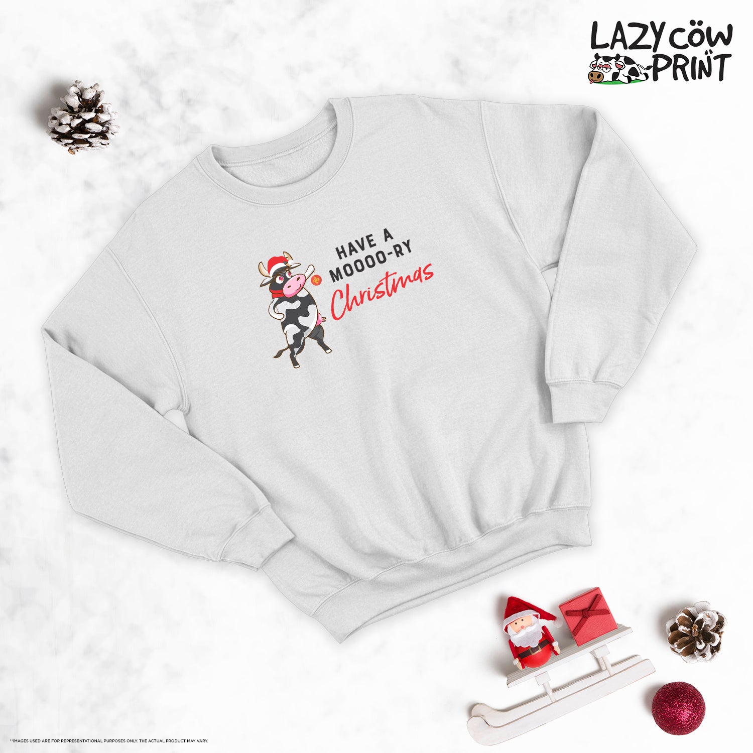 Mooo-ry Christmas - Sweatshirt
