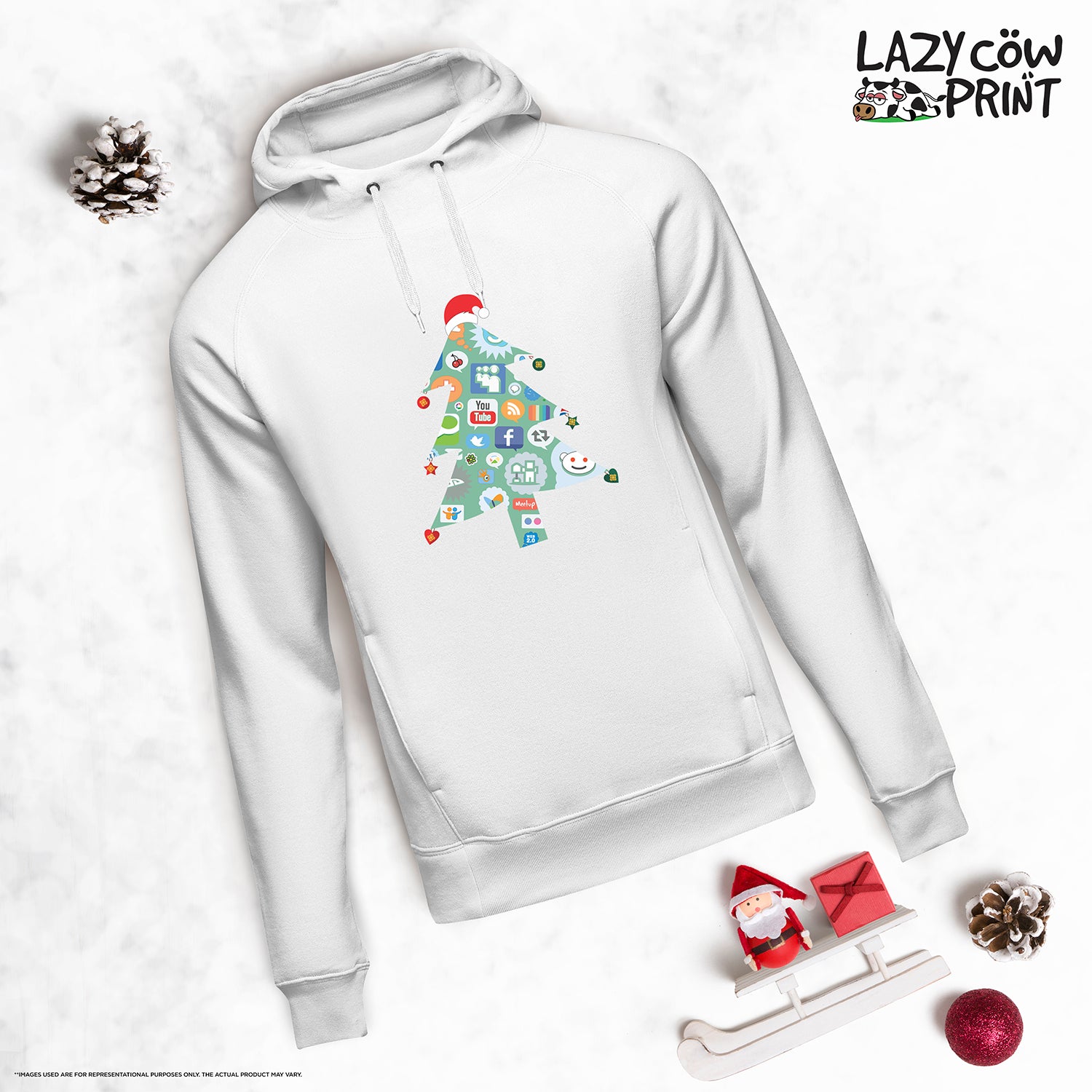 Social Christmas Tree - Hoodie