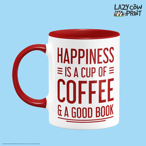 Coffee and Book Two Tone Mug